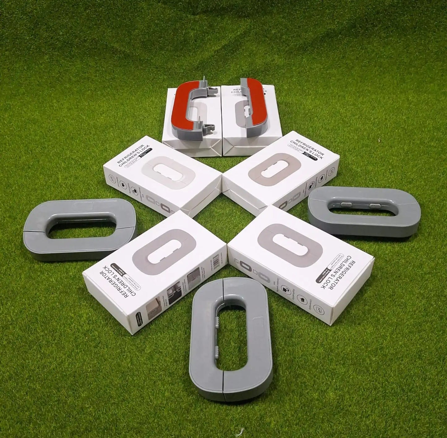 Fridge Door Locks Refrigerator Fridge Freezer Door Lock Toddler Double Safety Button Child Safety Refrigerator Lock - Trendigo