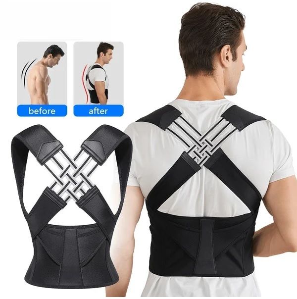 Hollow Webbing Posture Belt Automatic and intelligent adjustment Unisex Shoulder Support and Body Brace for Improved Spinal Alignment - Trendigo