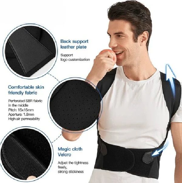 Hollow Webbing Posture Belt Automatic and intelligent adjustment Unisex Shoulder Support and Body Brace for Improved Spinal Alignment - Trendigo
